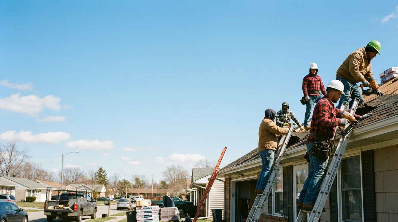 Roofing in Rhome, TX near me